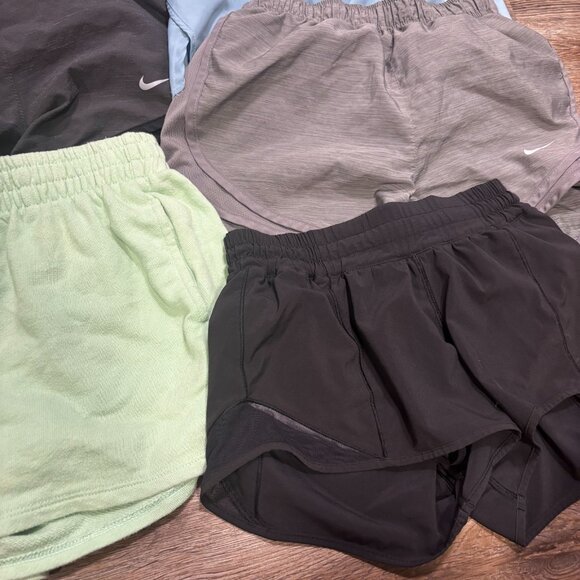 Athletic Shorts Lot Of 6 Womens Running Active Lululemon Nike Mixed XS/S Bundle - Picture 3 of 9